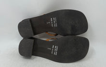 Load image into Gallery viewer, Sesto Meucci Womens Brown Leather Block Heel Slip-On Slide Sandals Size 9
