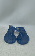 Load image into Gallery viewer, Kate Spade New York Womens Kendall Blue Glitter Jelly T-Strap Sandals Size 7B
