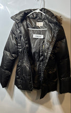 Load image into Gallery viewer, Laundry By Shelli Segal Womens Dark Black Color Long Sleeve Puffer Jacket Size S
