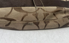 Load image into Gallery viewer, Coach Womens Brown Signature Print Jacquard Adjustable Strap Crossbody Bag
