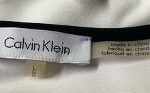 Load image into Gallery viewer, Calvin Klein Womens White 3/4 Bell Sleeve Scoop Neck Pullover Blouse Top Size L
