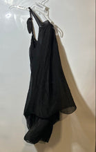 Load image into Gallery viewer, Roberto Collina Womens Black One Shoulder A-Line Dress Size Small With Tag
