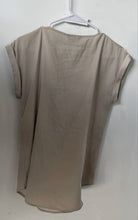 Load image into Gallery viewer, Express Womens Gray Sleeveless V-Neck Front Zip Stretch Blouse Top Size Small
