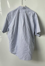 Load image into Gallery viewer, Ralph Lauren Mens Blue Printed Short Sleeves Button-Up Shirt Size XXL

