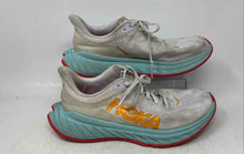 Load image into Gallery viewer, Hoka One One Womens Carbon X 2 White Blue Lace-Up Running Shoes Size 9B
