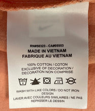 Load image into Gallery viewer, The Nike Mens Orange Cotton Short Sleeve Crew Neck Graphic T-Shirt Size M

