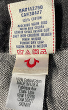 Load image into Gallery viewer, True Religion Mens Black Denim Dark Wash Pockets Casual Skinny Jeans Size 30
