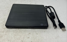 Load image into Gallery viewer, LG Model GP60NB50 Black Slim Portable USB DVD Writer In Box Untested
