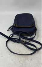 Load image into Gallery viewer, American Leather Co. Womens Cleveland Blue Adjustable Strap Mini Crossbody Bag
