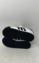 Load image into Gallery viewer, Adidas Kids Samoa FW3671 White Black Leather Slip-On Sneaker Shoes Size 7K
