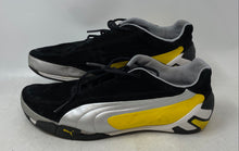 Load image into Gallery viewer, Puma Mens Black Yellow Round Toe Low Top Lace-Up Sneaker Shoes Size 12
