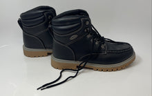 Load image into Gallery viewer, Lugz Mens Meramec Black Leather Round Toe Lace-Up Ankle Work Boots Size 10
