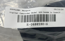 Load image into Gallery viewer, Black Model HDV-544KM 4K Resolution Digital Video Camera With Case Not Tested
