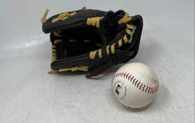 Load image into Gallery viewer, Rawlings Multicolor Leather 5 Finger Baseball Glove And Baseball Ball
