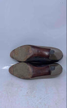Load image into Gallery viewer, Bruno Magli Womens Black Brown Leather Slip-On Pump Heels Size 7.5 B
