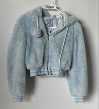 Load image into Gallery viewer, Forever 21 Girls Blue Faux Fur Hello Kitty &amp; Friends Angel Full-Zip Hoodie Sz S
