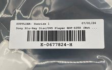 Load image into Gallery viewer, Sony BDP-S350 Black HDMI Connectivity Blu-Ray Disc DVD Player Not Tested
