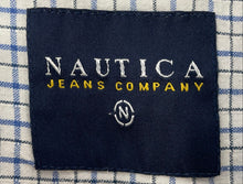 Load image into Gallery viewer, Nautica Jeans Company Mens Blue Check Short Sleeve Button-Up Shirt Size XXL
