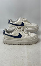 Load image into Gallery viewer, Nike Womens Court Vision Alta DM0113-102 White Blue Leather Sneaker Shoes Size 7
