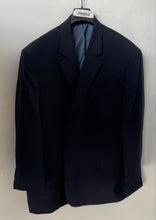 Load image into Gallery viewer, GS Perfect Fit Mens Blue Notch Lapel Single-Breasted Two-Button Blazer Size 52R
