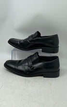 Load image into Gallery viewer, Perry Ellis Mens Stewart Portfolio Black Leather Slip-On Loafers Shoes Size 9
