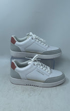 Load image into Gallery viewer, Calvin Klein Womens Hallen White Gray Peach Lace-Up Sneaker Shoes Size 8M
