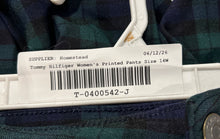 Load image into Gallery viewer, Tommy Hilfiger Womens Multicolor Plaid 5 Pocket Design Ankle Pants Size 14W
