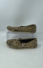 Load image into Gallery viewer, Toms Womens Alpargata Brown Leopard Print Slip-On Sneaker Shoes Size W7
