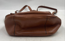 Load image into Gallery viewer, Authentic Tory Burch Womens Thea Brown Leather Zipper Mini Backpack Damaged
