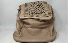 Load image into Gallery viewer, Viola Castellani Womens Beige Inner Pockets Adjustable Strap Shoulder Backpack
