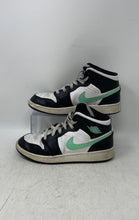 Load image into Gallery viewer, Nike Kids Air Jordan 1 Mid DQ8423-103 Black White Leather Sneakers Shoes Sz 5.5Y
