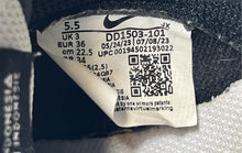 Load image into Gallery viewer, Nike Womens Dunk Low DD1503-101 White And Black Leather Sneakers Shoes Size 5.5
