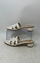 Load image into Gallery viewer, Sam Edelman Womens Illie White Leather Slip-On Slide Sandals Size 7.5 M
