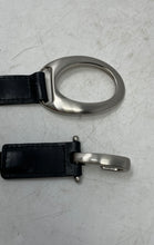 Load image into Gallery viewer, Unbranded Womens Black With Silver-Tone Link Chain Fashion Belt
