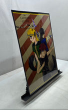 Load image into Gallery viewer, The Lavender Scythe Anime Style Three Characters Cover Artwork Framed Poster
