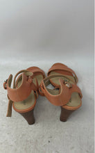 Load image into Gallery viewer, Adrienne Vittadini Womens Orange Leather Block Heel Strappy Sandals Size 8
