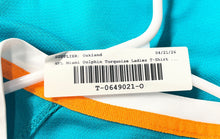 Load image into Gallery viewer, NFL Team Apparel Womens Turquoise Miami Dolphins 1st &amp; Fashion T-Shirt Size XL
