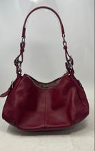 Load image into Gallery viewer, Heshe Womens Red Leather Inner Pockets Adjustable Strap Zipper Hobo Bag
