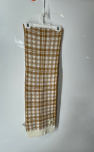 Load image into Gallery viewer, Timberland Womens Brown Beige Plaid Knitted Rectangle Scarf One Size
