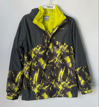 Load image into Gallery viewer, Columbia Mens Multicolor Printed Long Sleeve Hooded Windbreaker Jacket Size XL
