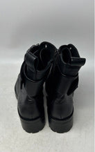 Load image into Gallery viewer, Karl Lagerfeld Womens Pippa Black Leather Side Zip Combat Boots Size 8M
