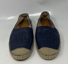 Load image into Gallery viewer, Authentic Lauren Ralph Lauren Womens Cameryn Lg 2 Blue Espadrilles Flats Size 7
