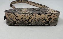 Load image into Gallery viewer, Primark Womens Black Beige Snakeskin Detachable Strap Shoulder Crossbody Bag
