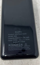 Load image into Gallery viewer, Ruipu K06 Black 26800mAh/96.5Wh Dual USB Power Bank No Tested
