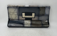 Load image into Gallery viewer, Nora Lozza Womens Gray Brown Snakeskin Print Inner Pockets Clutch Purse

