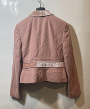 Load image into Gallery viewer, Ann Taylor Loft Womens Pink Single-Breasted Four-Button Blazer Size 8
