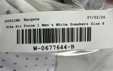 Load image into Gallery viewer, Nike Mens Air Force 1 Mid '07 315123-111 White Leather Sneakers Shoes Size 8
