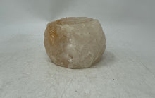 Load image into Gallery viewer, Raw Clear Quartz Collectible Stone Mineral Home Decor Candle Holder
