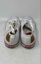 Load image into Gallery viewer, Levi's Mens White Red Round Toe Lace-Up Low Top Sneakers Shoes Size 10
