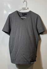 Load image into Gallery viewer, Hugo Boss Mens Gray Slim Fit V-Neck Short Sleeve Pullover T-Shirt Size Large
